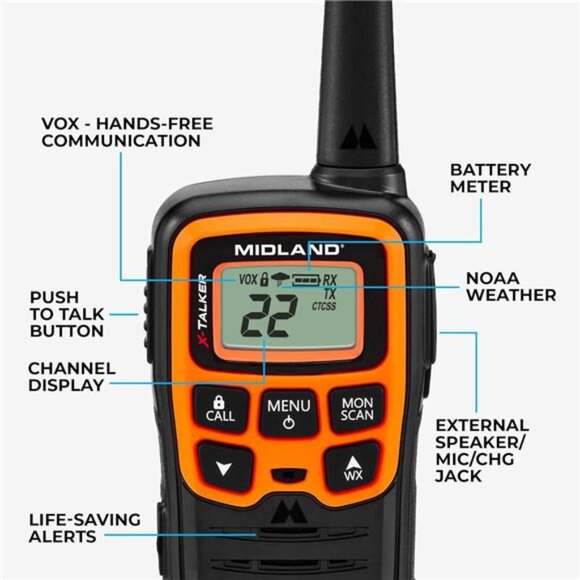 Spotting and Recovery Walkie-Talkie Long Range - FRS  Two Way Radio for kids - Picture 6 of 8